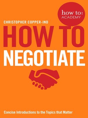 cover image of How to Negotiate